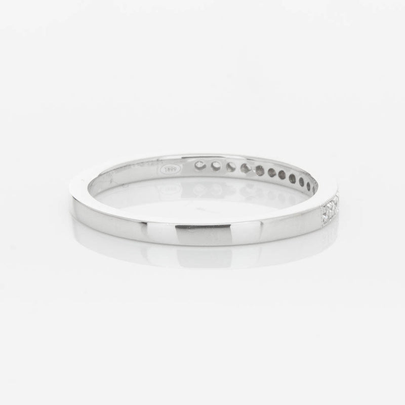 18ct White Gold .12ct Diamond Aurora Band-Ring-Walker & Hall