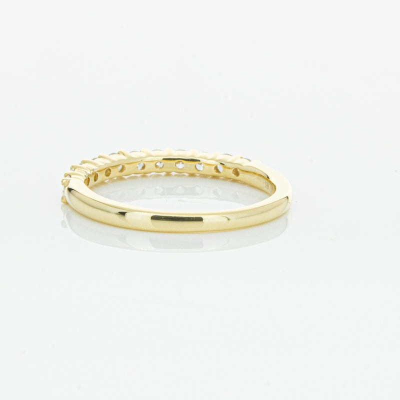 18ct Yellow Gold .50ct Diamond Panorama Band-Ring-Walker & Hall