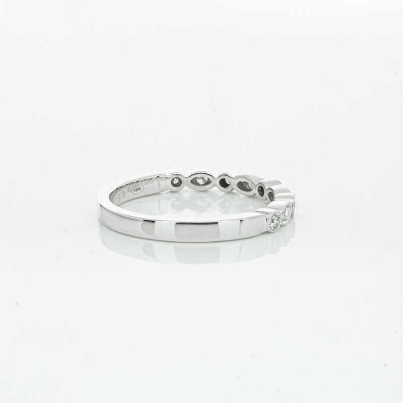18ct White Gold Diamond Aura Ring-Ring-Walker & Hall