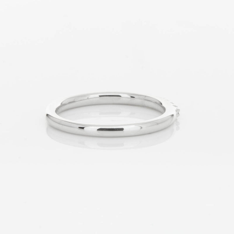 18ct White Gold .20ct Diamond Manhattan Band-Ring-Walker & Hall