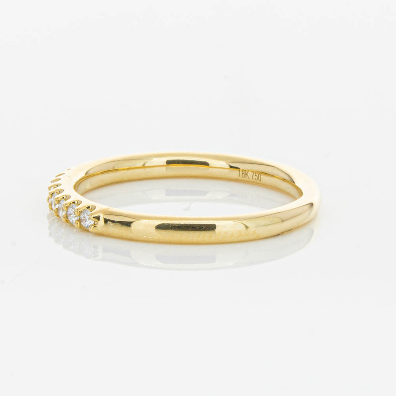 18ct Yellow Gold .20ct Diamond Manhattan Band-Ring-Walker & Hall