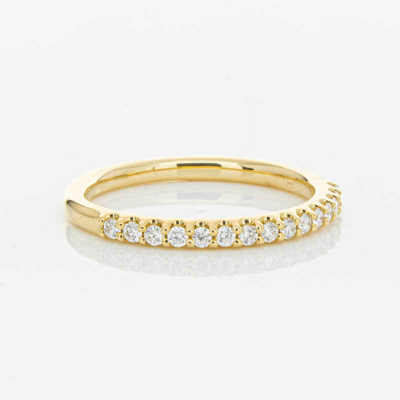 18ct Yellow Gold .20ct Diamond Manhattan Band-Ring-Walker & Hall