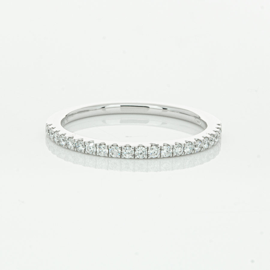 18ct White Gold Diamond Millie Band - Ring - Walker & Hall