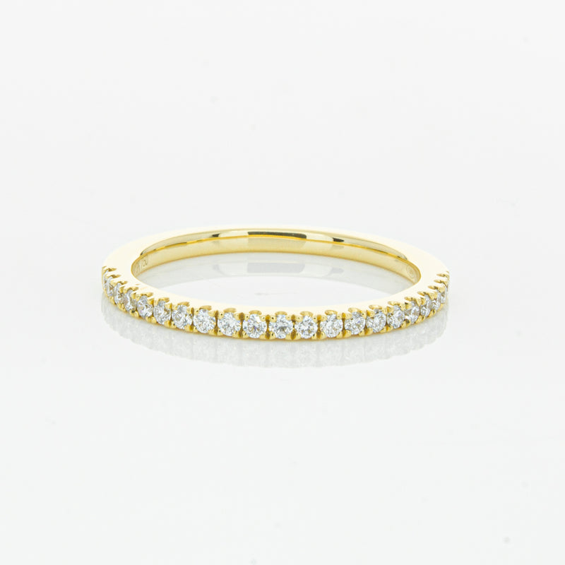 18ct Yellow Gold Diamond Millie Band-Ring-Walker & Hall