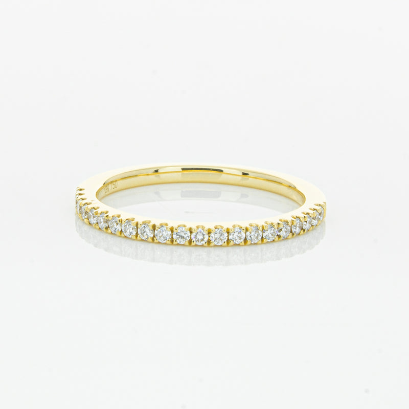 18ct Yellow Gold Diamond Millie Band-Ring-Walker & Hall