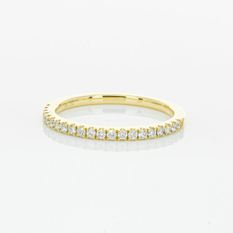 18ct Yellow Gold Diamond Millie Band-Ring-Walker & Hall