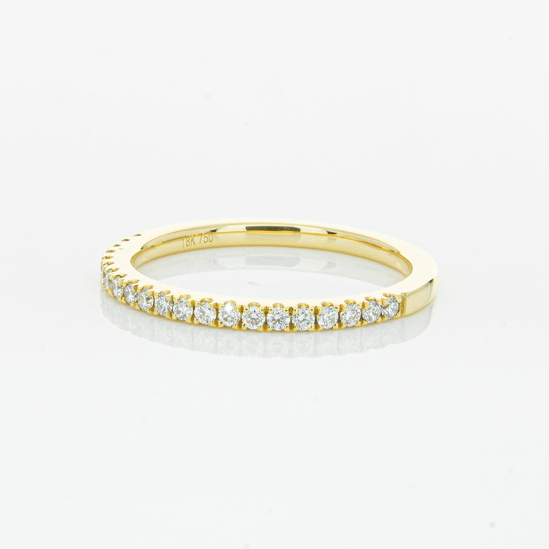 18ct Yellow Gold Diamond Millie Band-Ring-Walker & Hall