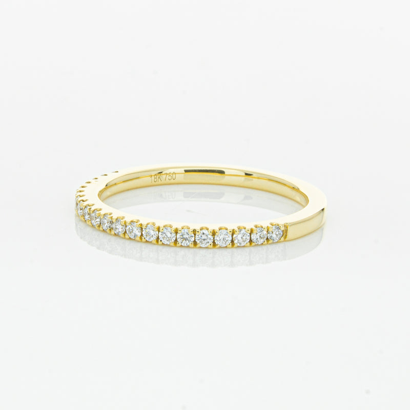 18ct Yellow Gold Diamond Millie Band-Ring-Walker & Hall