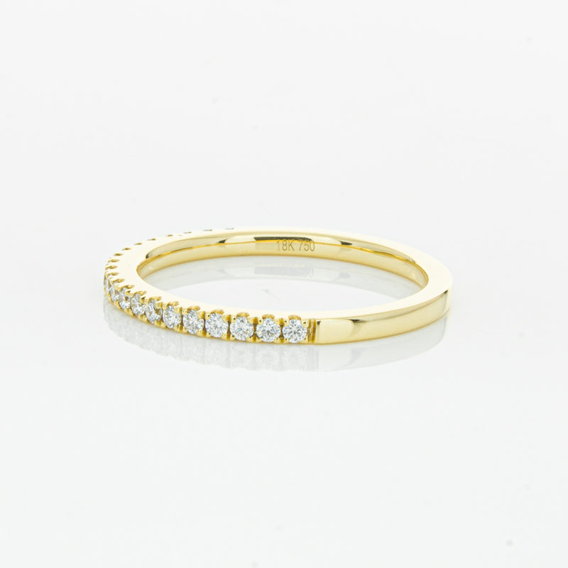 18ct Yellow Gold Diamond Millie Band-Ring-Walker & Hall