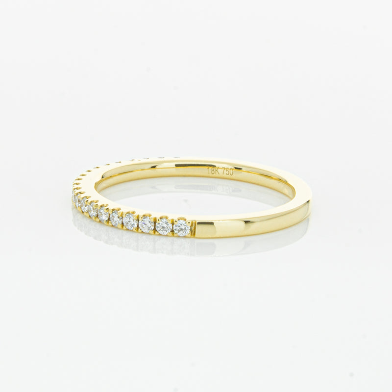 18ct Yellow Gold Diamond Millie Band-Ring-Walker & Hall