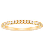 18ct Yellow Gold Diamond Millie Band - Ring - Walker & Hall