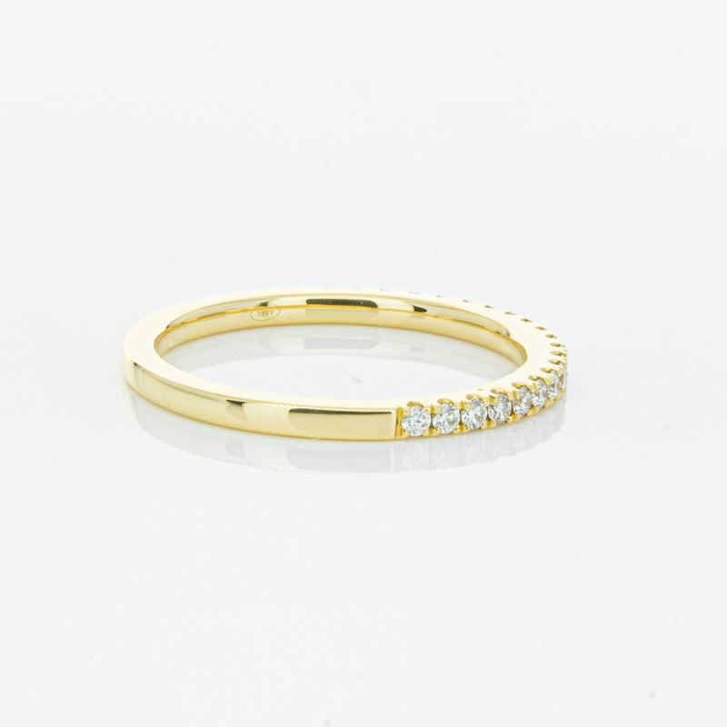 18ct Yellow Gold Diamond Millie Band-Ring-Walker & Hall