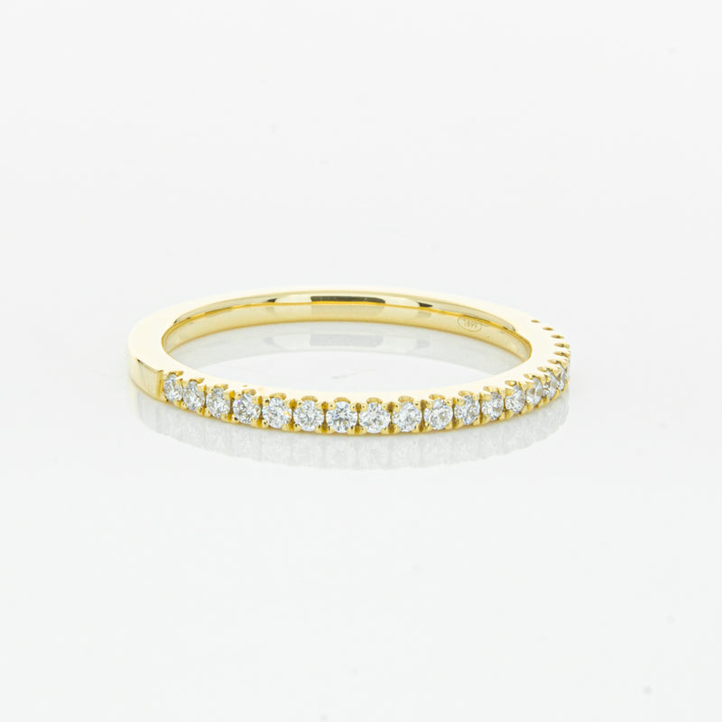 18ct Yellow Gold Diamond Millie Band-Ring-Walker & Hall