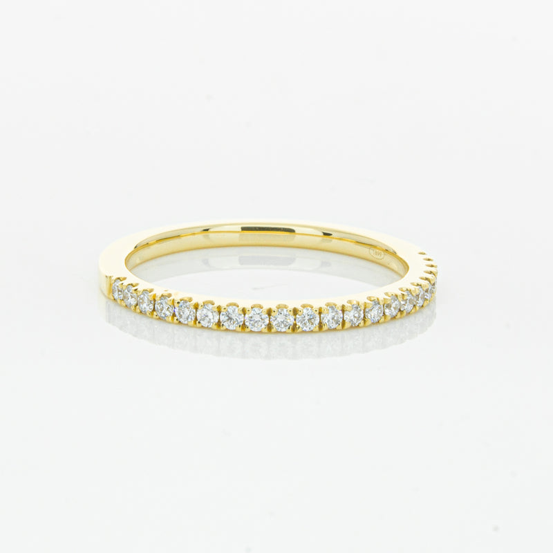 18ct Yellow Gold Diamond Millie Band-Ring-Walker & Hall