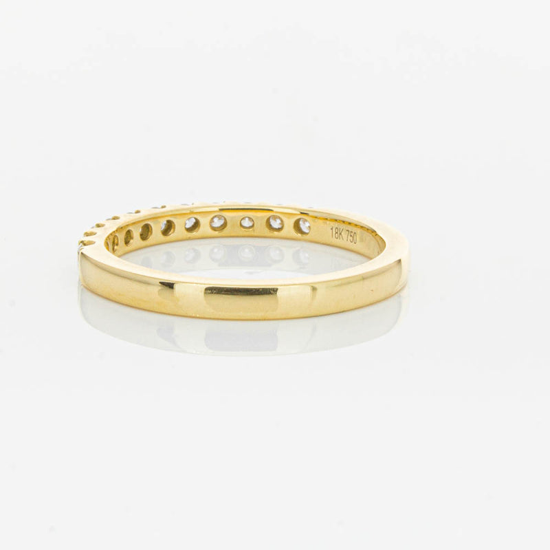 18ct Yellow Gold .33ct Diamond Bella Band-Ring-Walker & Hall