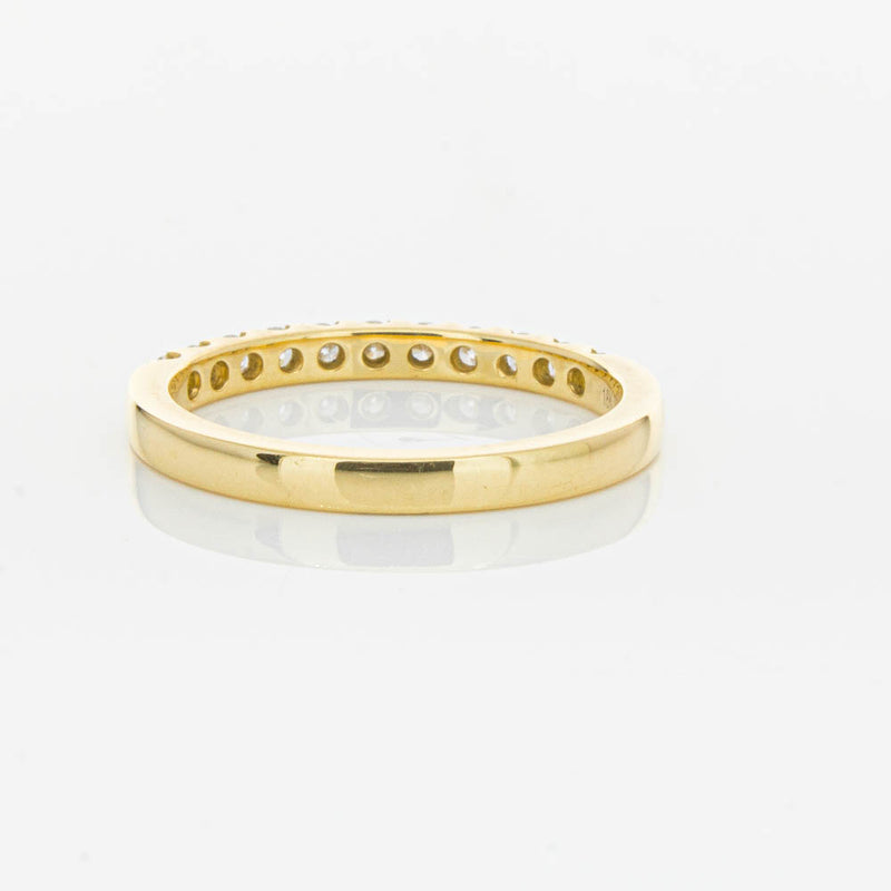 18ct Yellow Gold .33ct Diamond Bella Band-Ring-Walker & Hall