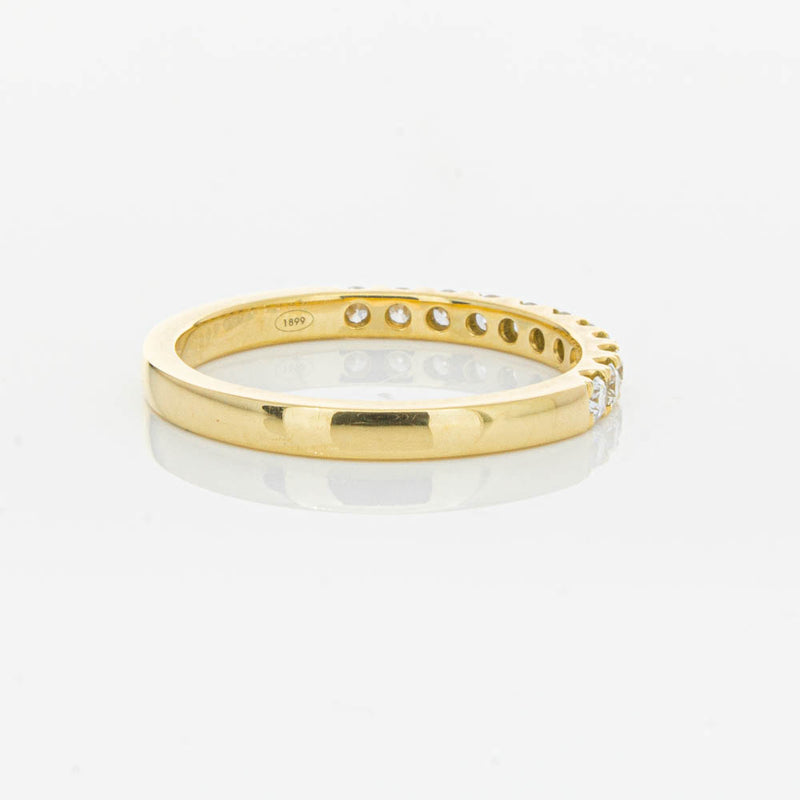 18ct Yellow Gold .33ct Diamond Bella Band-Ring-Walker & Hall