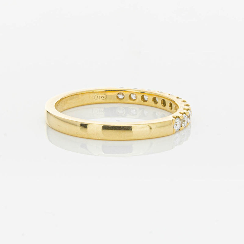18ct Yellow Gold .33ct Diamond Bella Band-Ring-Walker & Hall