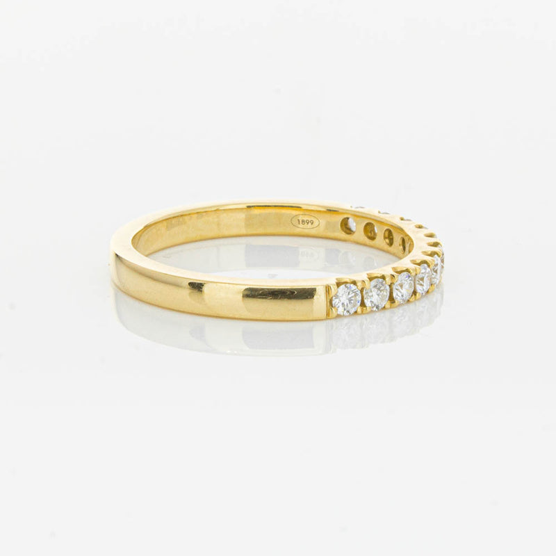 18ct Yellow Gold .33ct Diamond Bella Band-Ring-Walker & Hall