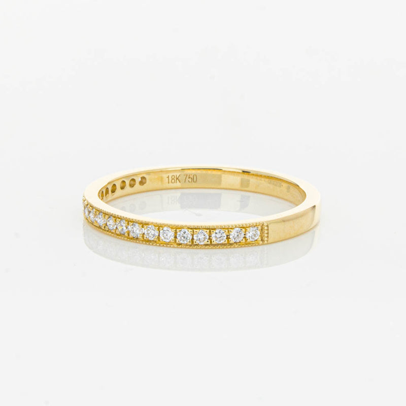 18ct Yellow Gold .16ct Diamond Galaxis Band-Ring-Walker & Hall