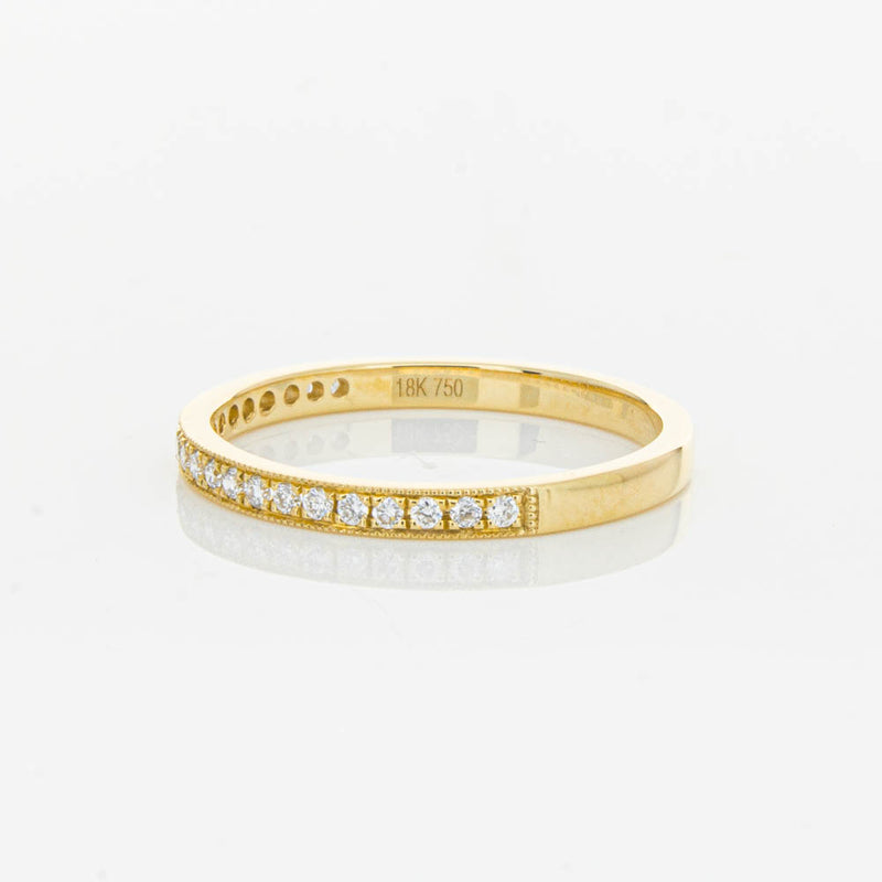 18ct Yellow Gold .16ct Diamond Galaxis Band-Ring-Walker & Hall