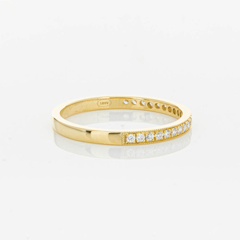 18ct Yellow Gold .16ct Diamond Galaxis Band-Ring-Walker & Hall