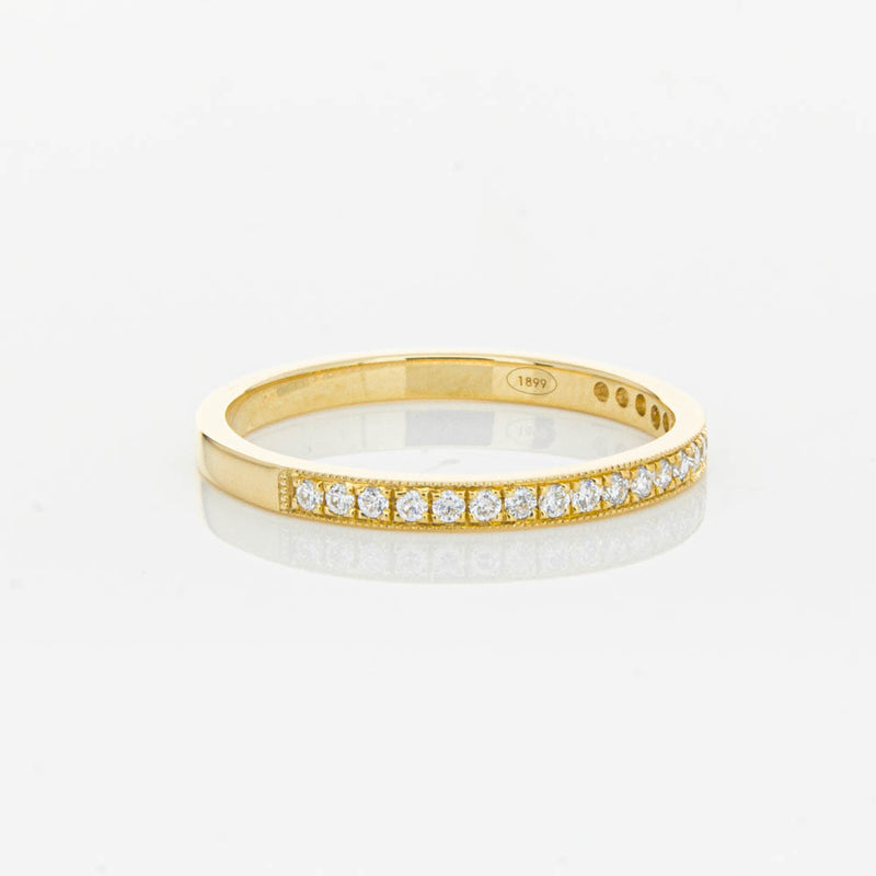 18ct Yellow Gold .16ct Diamond Galaxis Band-Ring-Walker & Hall