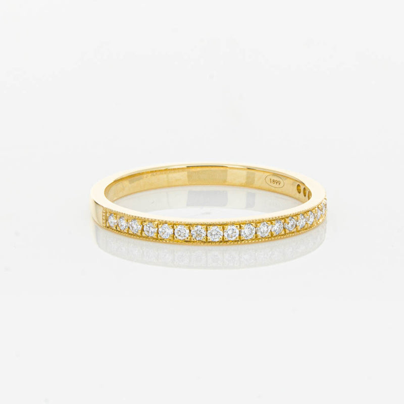 18ct Yellow Gold .16ct Diamond Galaxis Band-Ring-Walker & Hall