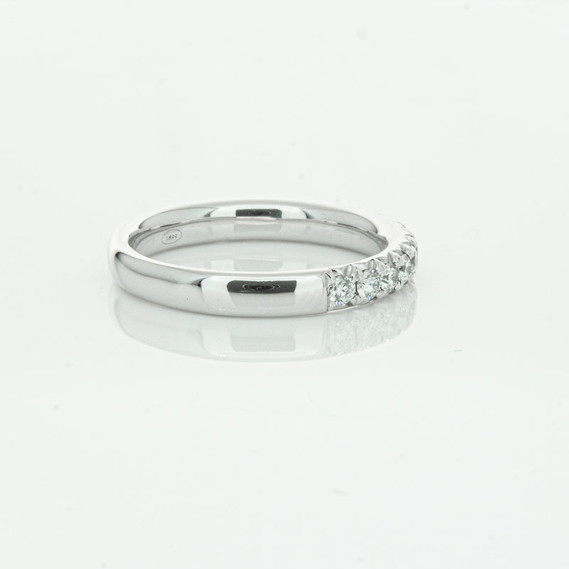18ct White Gold .50ct Diamond Meridien Band-Ring-Walker & Hall