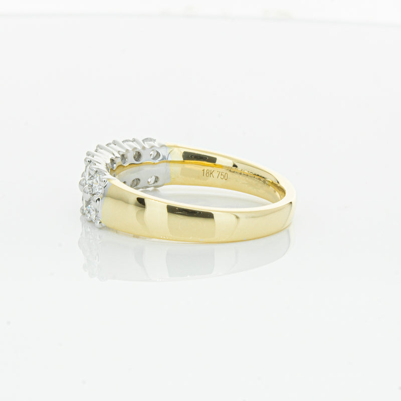 18ct Yellow Gold 1.00ct Diamond Apollo Ring-Ring-Walker & Hall