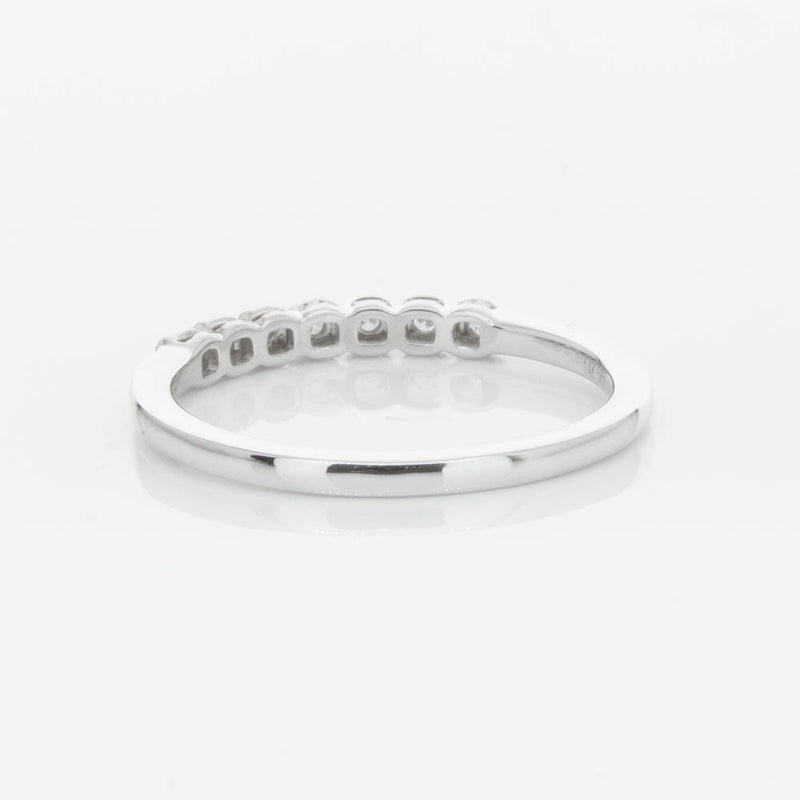 14ct White Gold Diamond Cushla Band-Ring-Walker & Hall