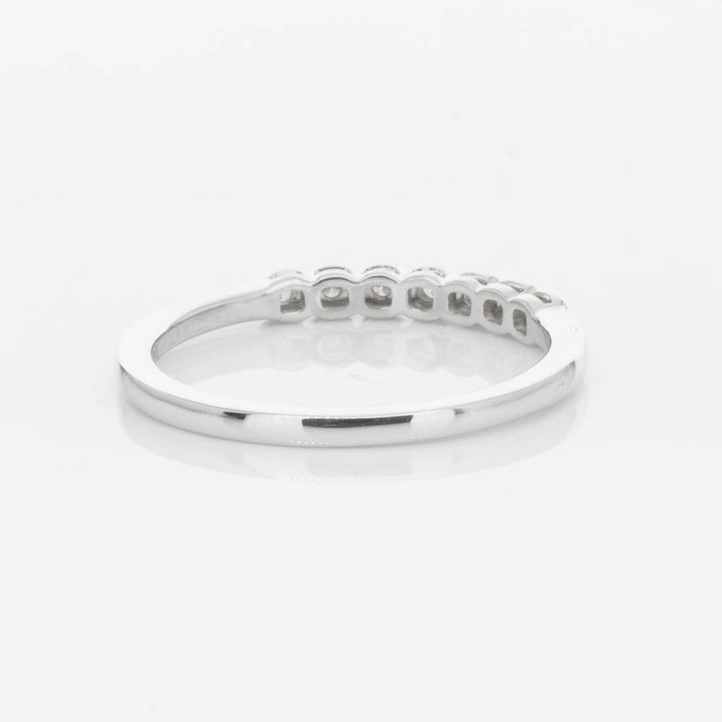 14ct White Gold Diamond Cushla Band-Ring-Walker & Hall