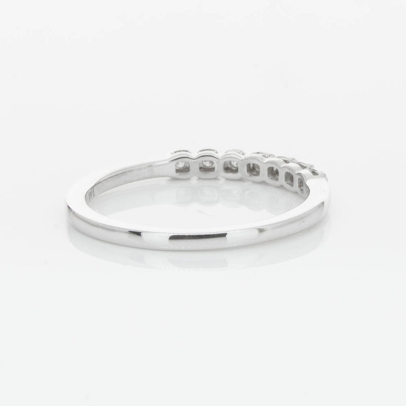 14ct White Gold Diamond Cushla Band-Ring-Walker & Hall