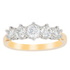 18ct Yellow Gold Diamond Monarch Ring-Ring-Walker & Hall