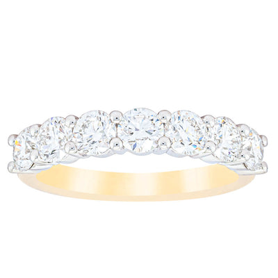18ct Yellow Gold 1.50ct Diamond Panorama Ring-Ring-Walker & Hall