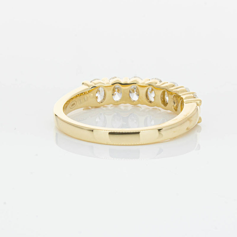 18ct Yellow Gold 1.33ct Oval Cut Diamond Panorama Ring-Ring-Walker & Hall