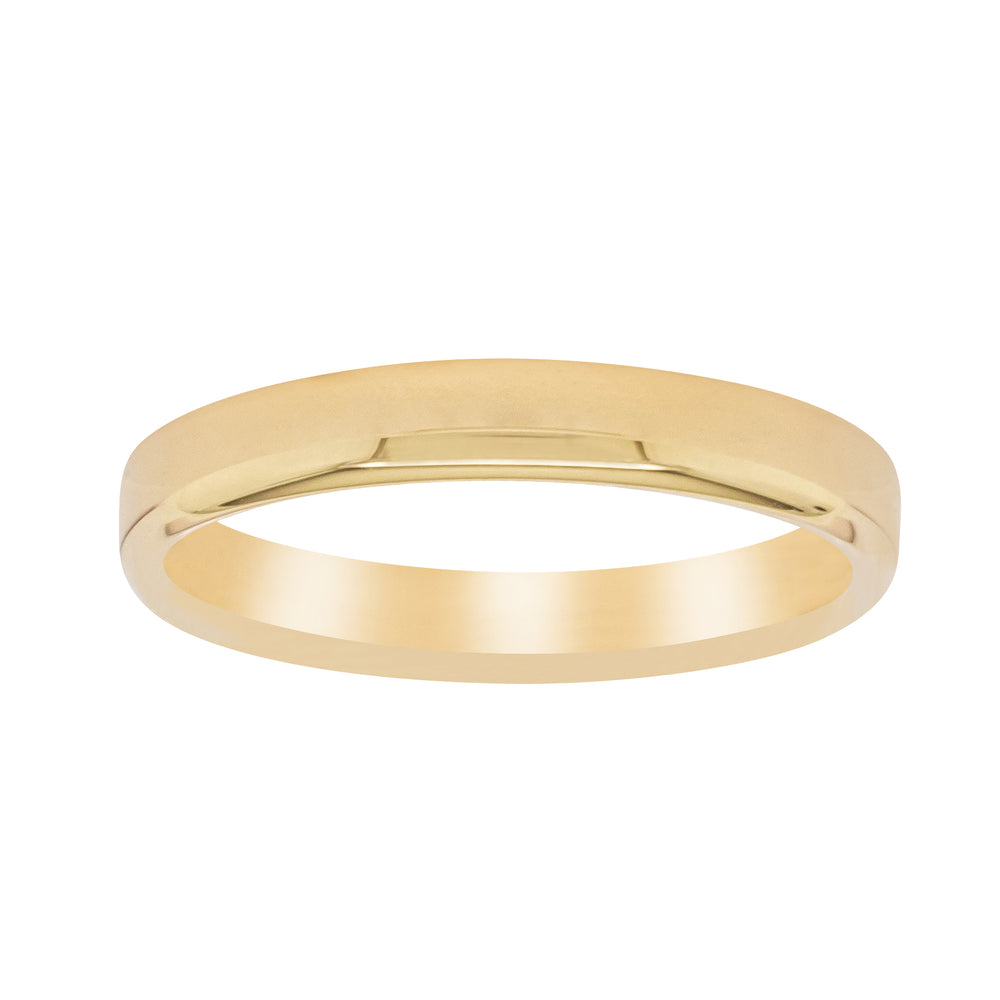 18ct Yellow Gold 3mm Band - Ring - Walker & Hall