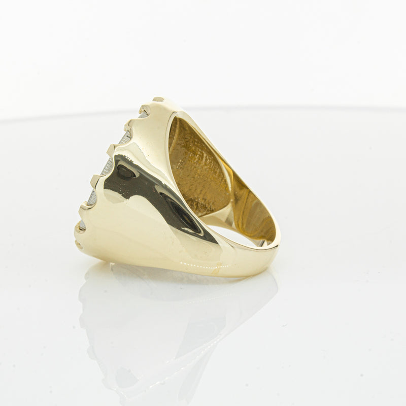 9ct Yellow Gold Ring with Koruru Coin-Ring-Walker & Hall
