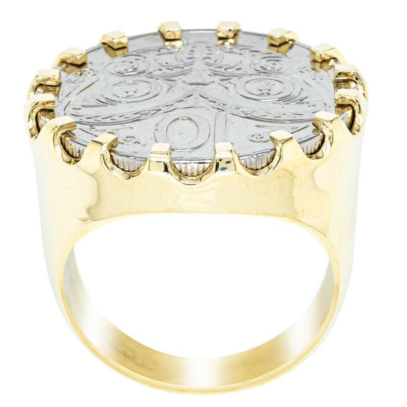 9ct Yellow Gold Koruru Coin Ring - Ring - Walker & Hall