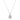 18ct White Gold .56ct Diamond Halo Pendant - Necklace - Walker & Hall