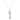 18ct White Gold .36ct Diamond Key Pendant - Walker & Hall