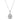 18ct White Gold .50ct Diamond Pendant - Necklace - Walker & Hall