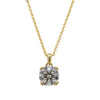 18ct Yellow Gold 2.01ct Diamond Blossom Pendant - Walker & Hall