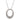 18ct White Gold .82ct Diamond Pendant - Walker & Hall