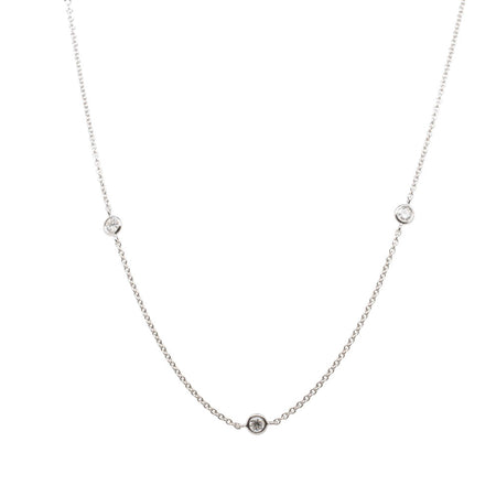 18ct White Gold .57ct Diamond Chakra Necklace - Walker & Hall