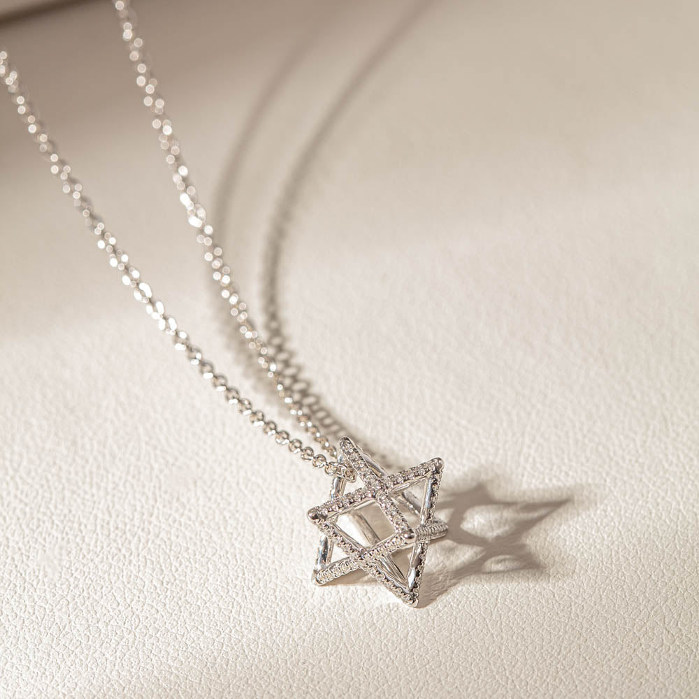 Merkaba star necklace store
