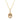 18ct Yellow Gold .69ct Morganite & Diamond Mini Sierra Pendant - Walker & Hall