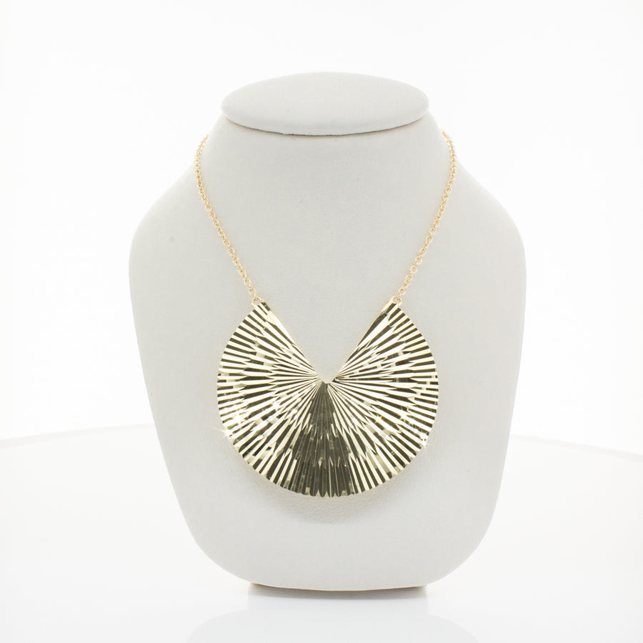 9ct Yellow Gold Reflections Necklace - Walker & Hall