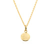 9ct Yellow Gold Mini Pebble Pendant-Necklace-Walker & Hall