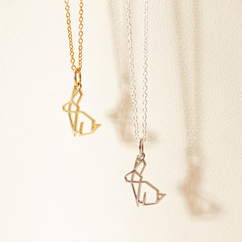 9ct Yellow Gold Year Of The Rabbit Pendant-Necklace-Walker & Hall
